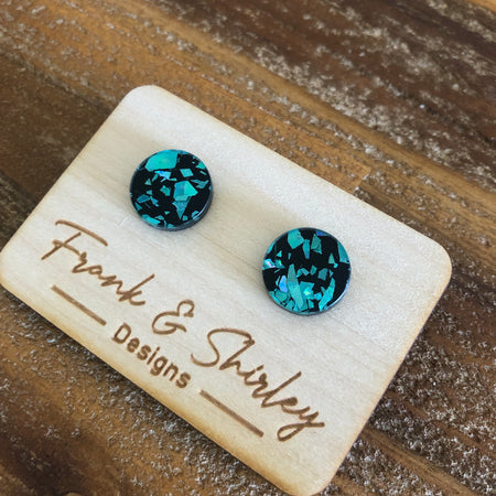 Minty Sparkle Studs