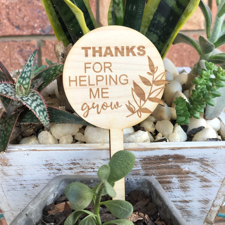 Thanks for helping me grow!