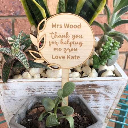 Personalised - Thanks for helping me grow!