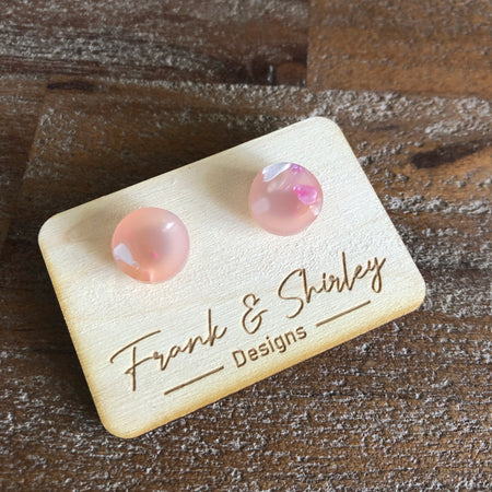 Frangipani Petal Studs