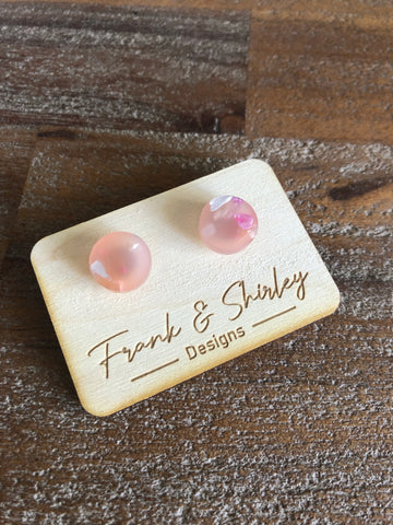 Frangipani Petal Studs